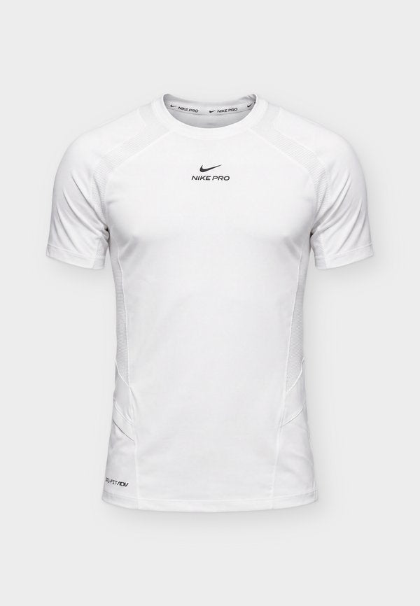 Nike Performance M NP DFADV NPT SS TOP - Sports T-shirt - white/black