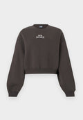 New Balance LINEAR HERITAGE CREW - Sweatshirt - faded black