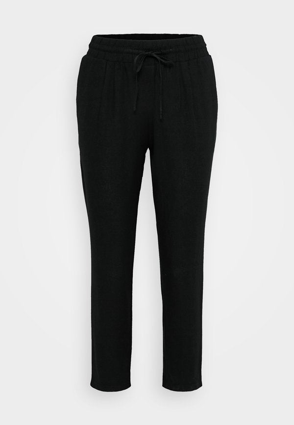 Vero Moda Petite VMJESMILO ANKLE PANTS - Trousers - black