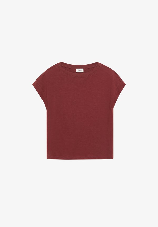 s.Oliver T-SHIRT - Basic T-shirt - bordeaux