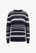 Guess À RAYURES COUPE CLASSIQUE - Jumper - mehrfarbig grundton blau