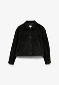 Vero Moda VMROYCESTINE Suede - Leather jacket - black