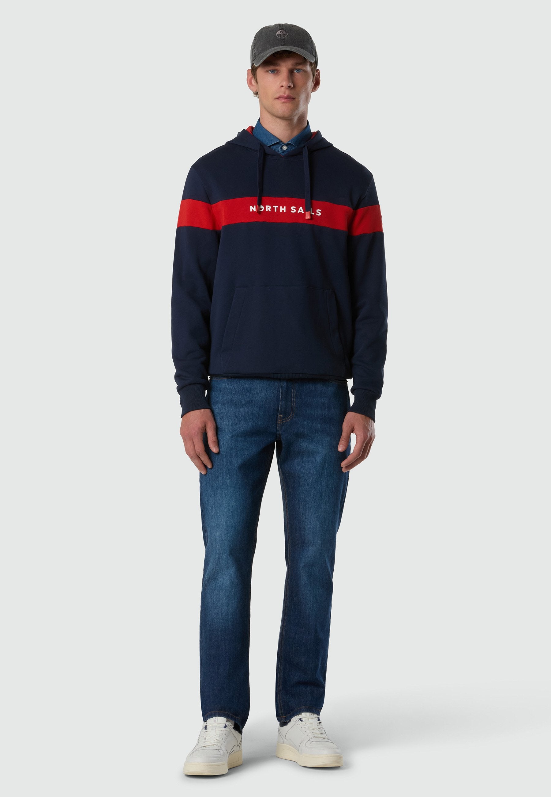 North Sails  WITH COLOR-BLOCK STRIPE