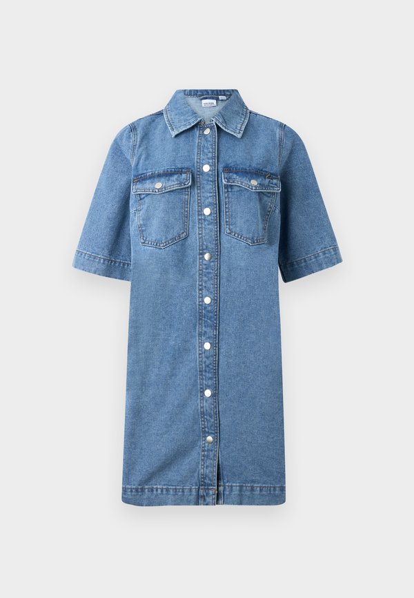 Vero Moda Denim VMFENJA Short - Denim dress - medium blue denim