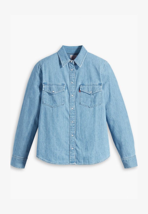 Levi's® ICONIC WESTERN - Button-down blouse - old blue