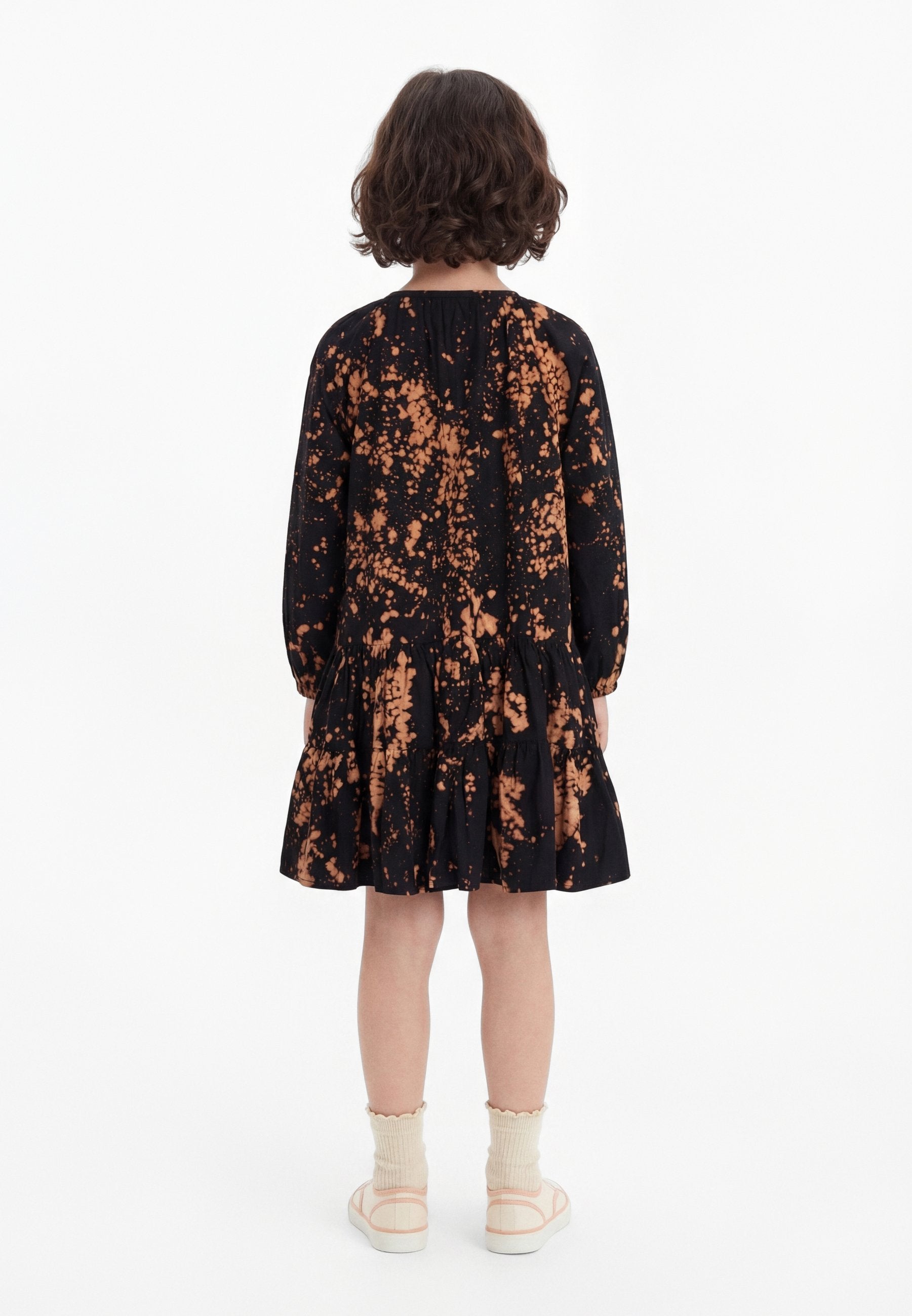 M'A KIDS by Marques ' Almeida SPLATTERED GATHERED DRESS