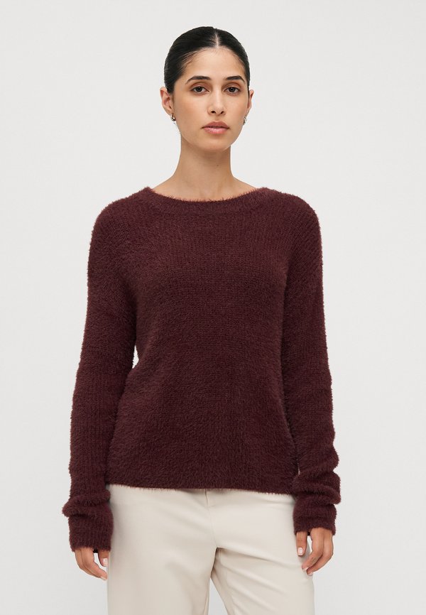 Vero Moda Petite VMPUFF O NECK - Jumper - winetasting