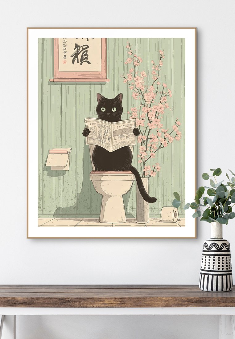 Orange Wallz JAPANDI CAT BREAK