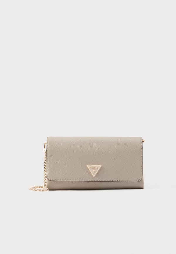 Guess NOELLE FLAP ORGANIZER - Cross body bag - taupe