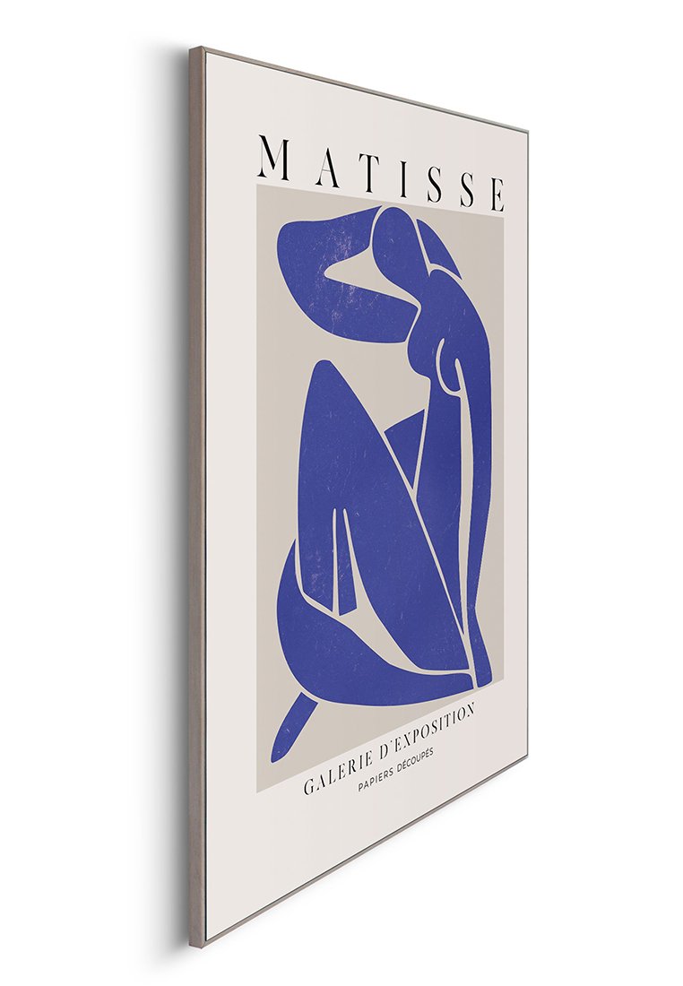Orange Wallz BLUE MATISSE FIGURE