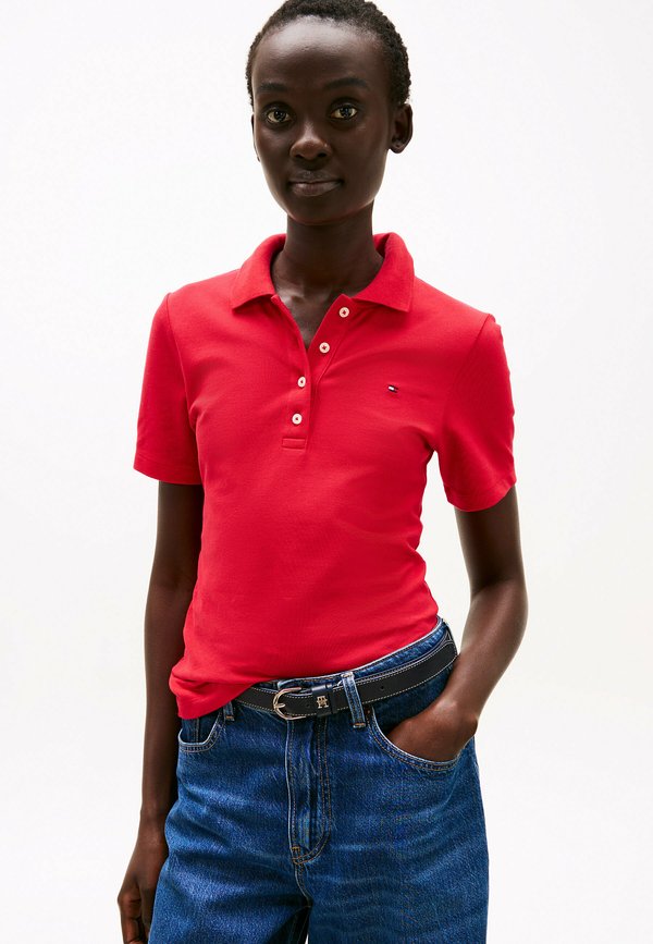 Tommy Hilfiger SLIM FIT - Polo shirt - primary red