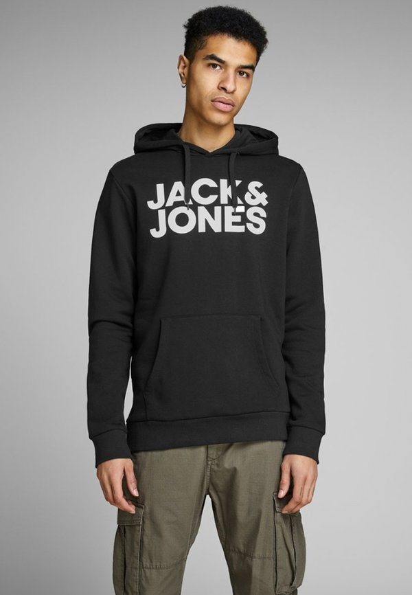 Jack & Jones JJECORP LOGO SWEAT HOOD NOOS - Hoodie - black