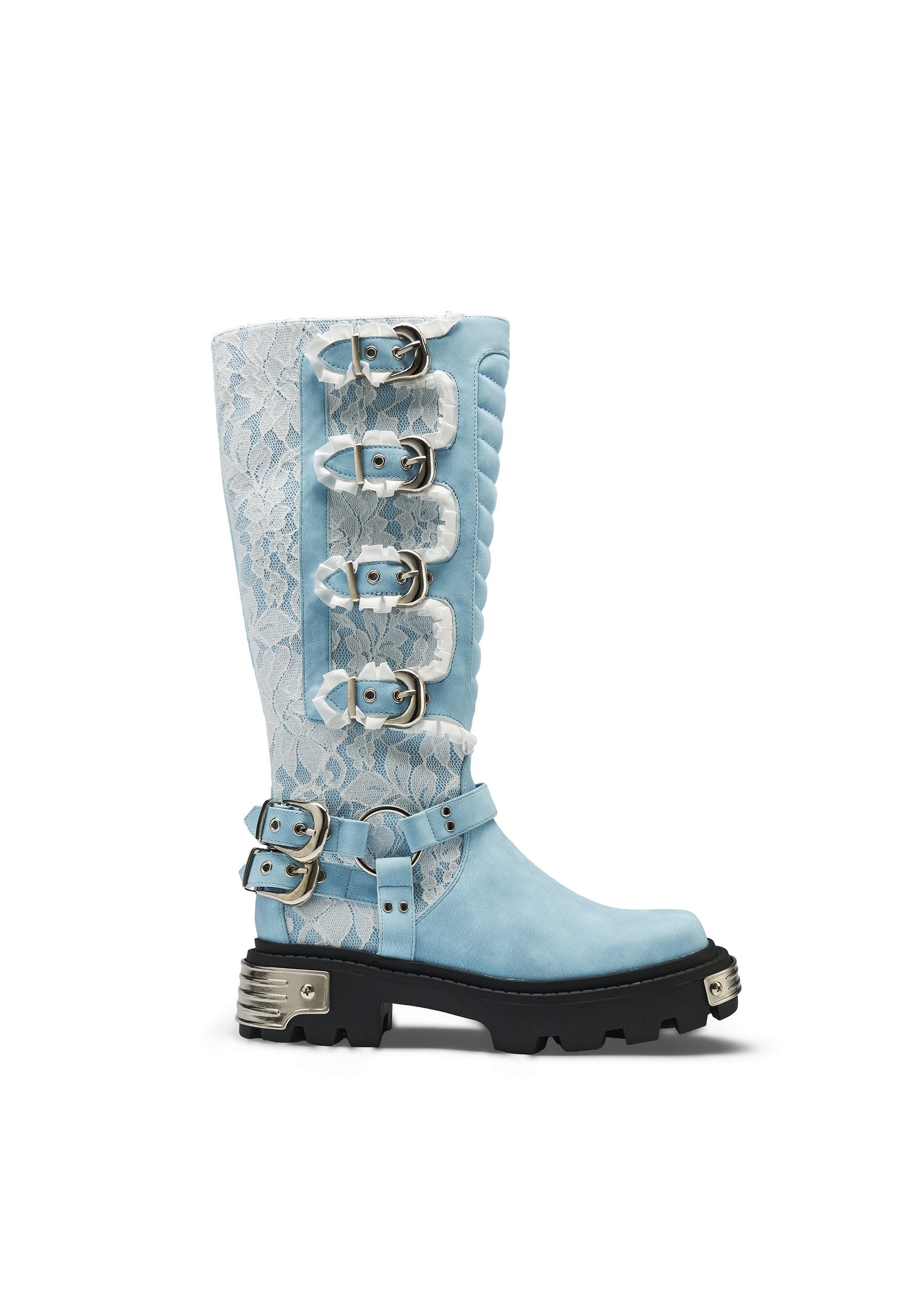 Koi Footwear JAZMIN BEAN X INSIDE LACE PLATFORM LONG BOOTS
