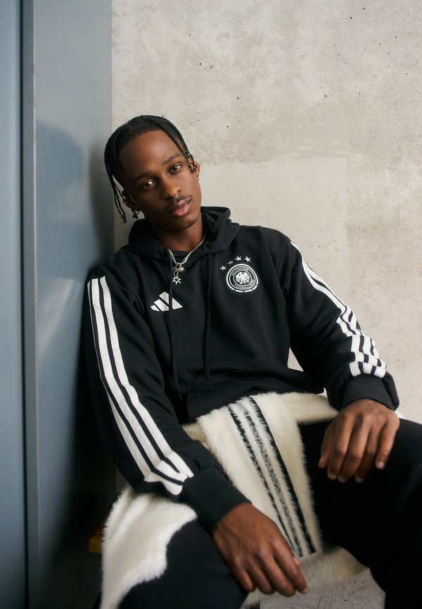 adidas Performance DEUTSCHLAND DFB DNA HOODIE - National team wear - black