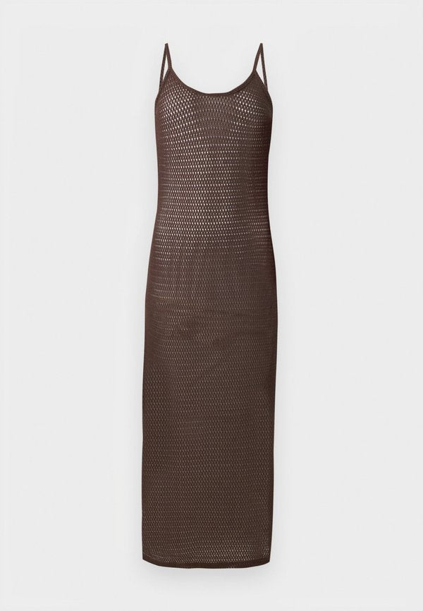 ONLY ONLKASTELLA Long - Jumper dress - chocolate martini