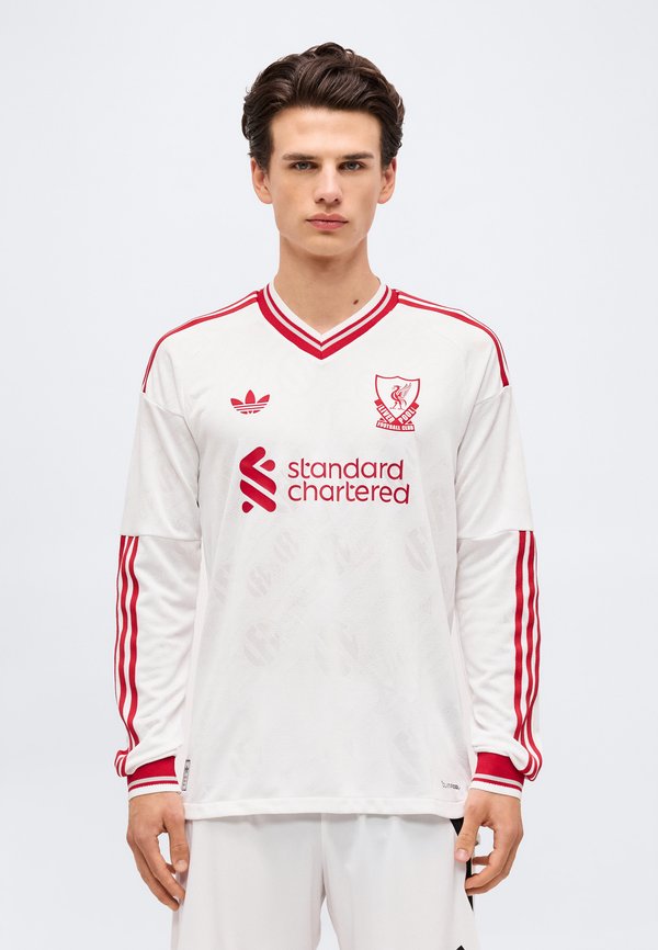 adidas Originals LIVERPOOL FC 26/27 AWAY AUTHENTIC LONGSLEEVE - Club wear - white