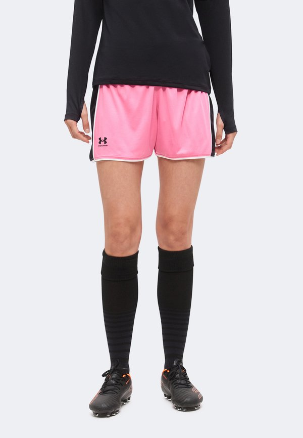 Under Armour CHALLENGER TRAIN - Sports shorts - pink frenzy/black