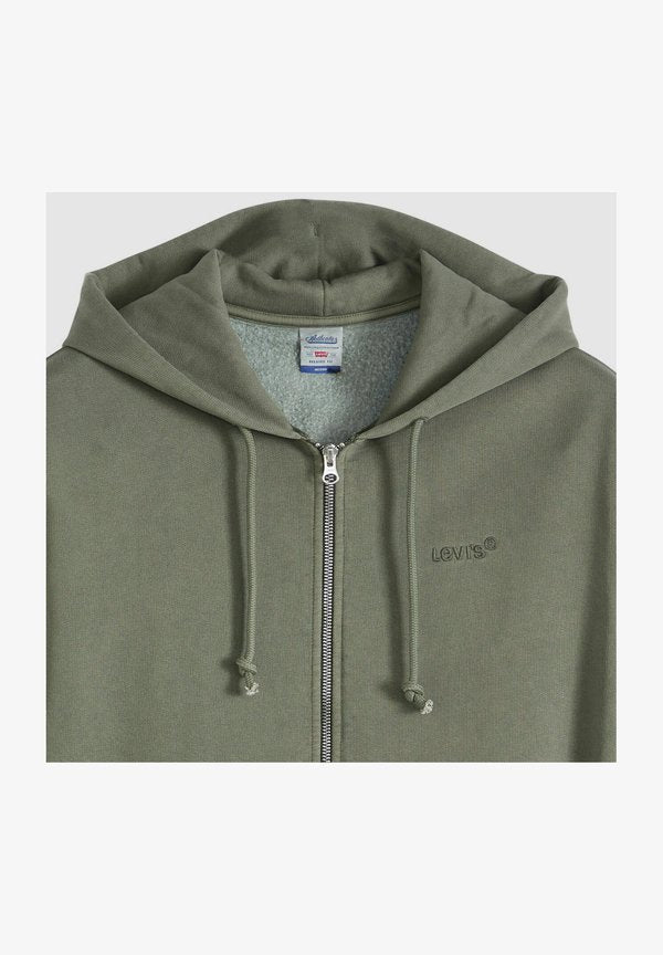 Levi's® AUTHENTIC FULL ZIP - Zip-up sweatshirt - black agate garment - greens