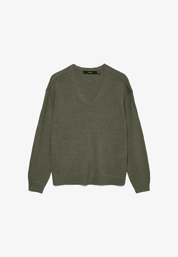 Vero Moda Knitted VMCHARITY Knitted - Jumper - khaki