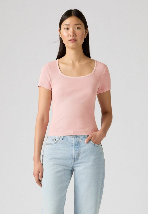 Levi's® ESSENTIAL SQRD NECK - Basic T-shirt - fa garment dye