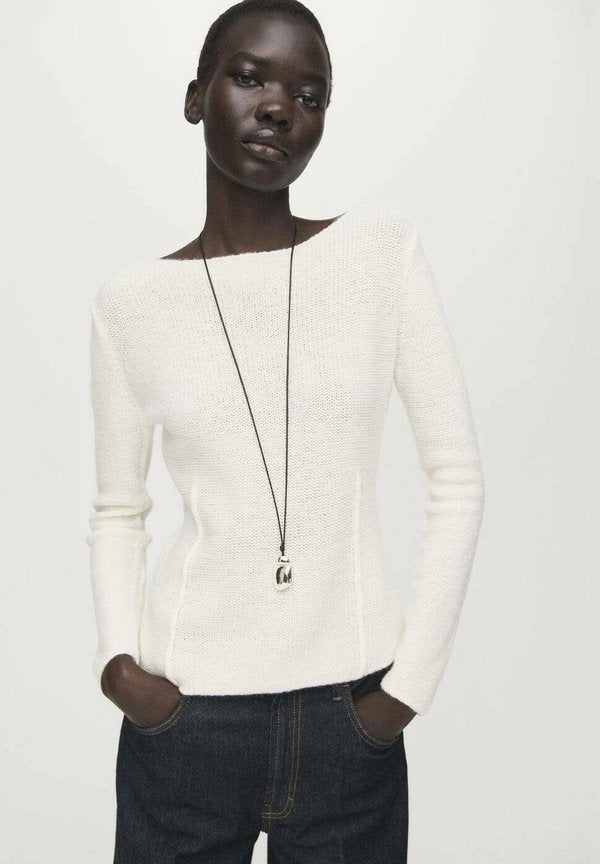 Mango Jumper - off white