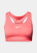 Nike Performance BRA - Medium support sports bra - sea coral/white
