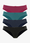 s.Oliver 4 PACK - Briefs - lila   navy  petrol schwarz