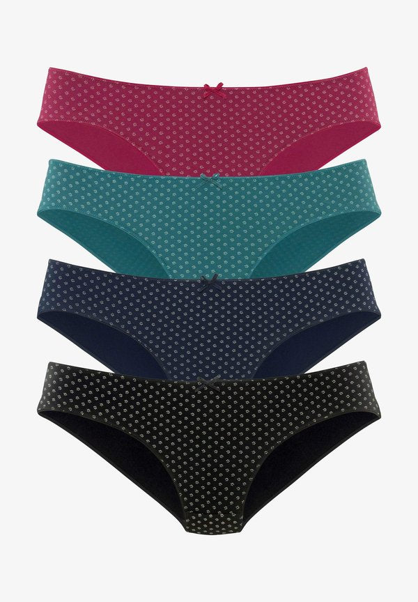 s.Oliver 4 PACK - Briefs - lila   navy  petrol schwarz