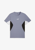 Puma ESSENTIALS BLOCK T-SHIRT - Print T-shirt - gray sky