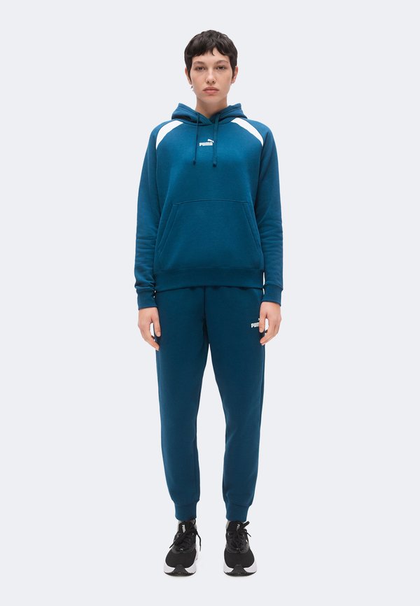 Puma HOODED SUIT - Tracksuit - midnight petrol