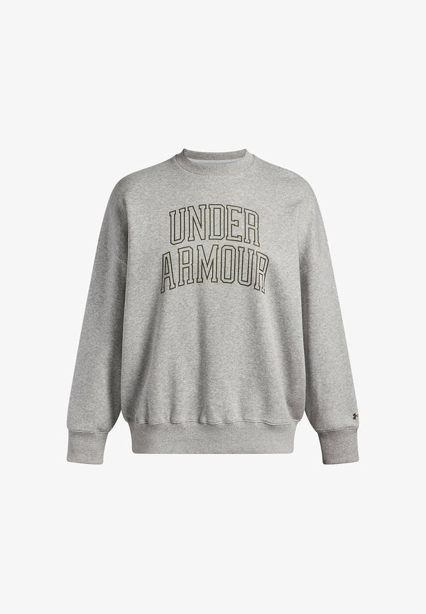 Under Armour RIVAL VARSITY - Sweatshirt - halo gray light heather