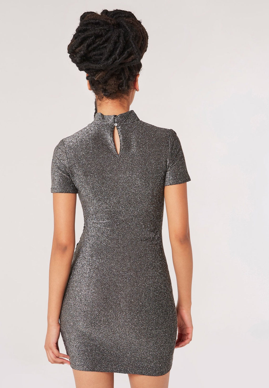 Apricot SPARKLE RUCHED WRAP