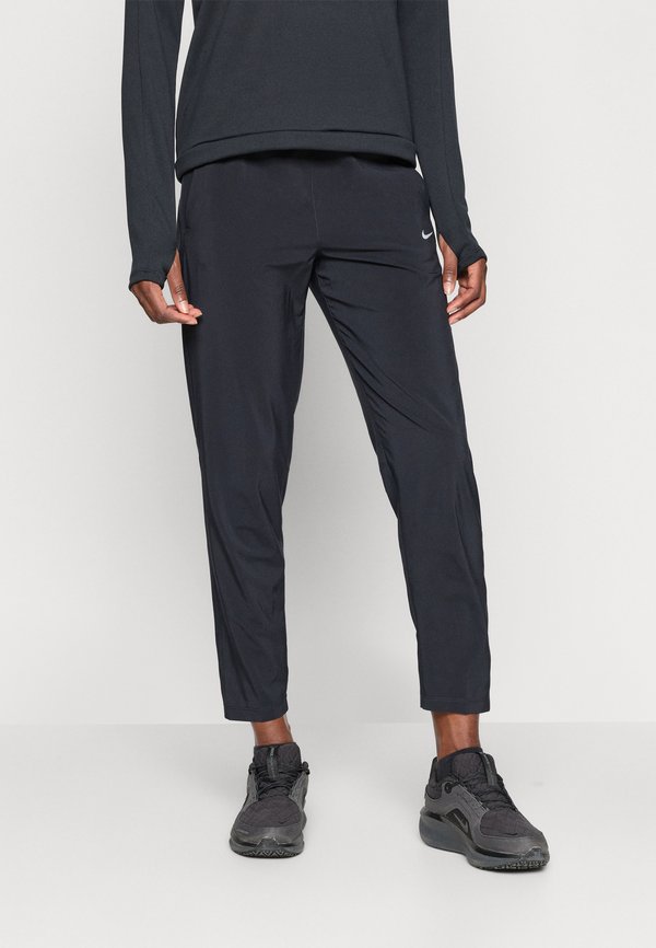 Nike Performance TEMPO - Tracksuit bottoms - black/reflective silver-coloured
