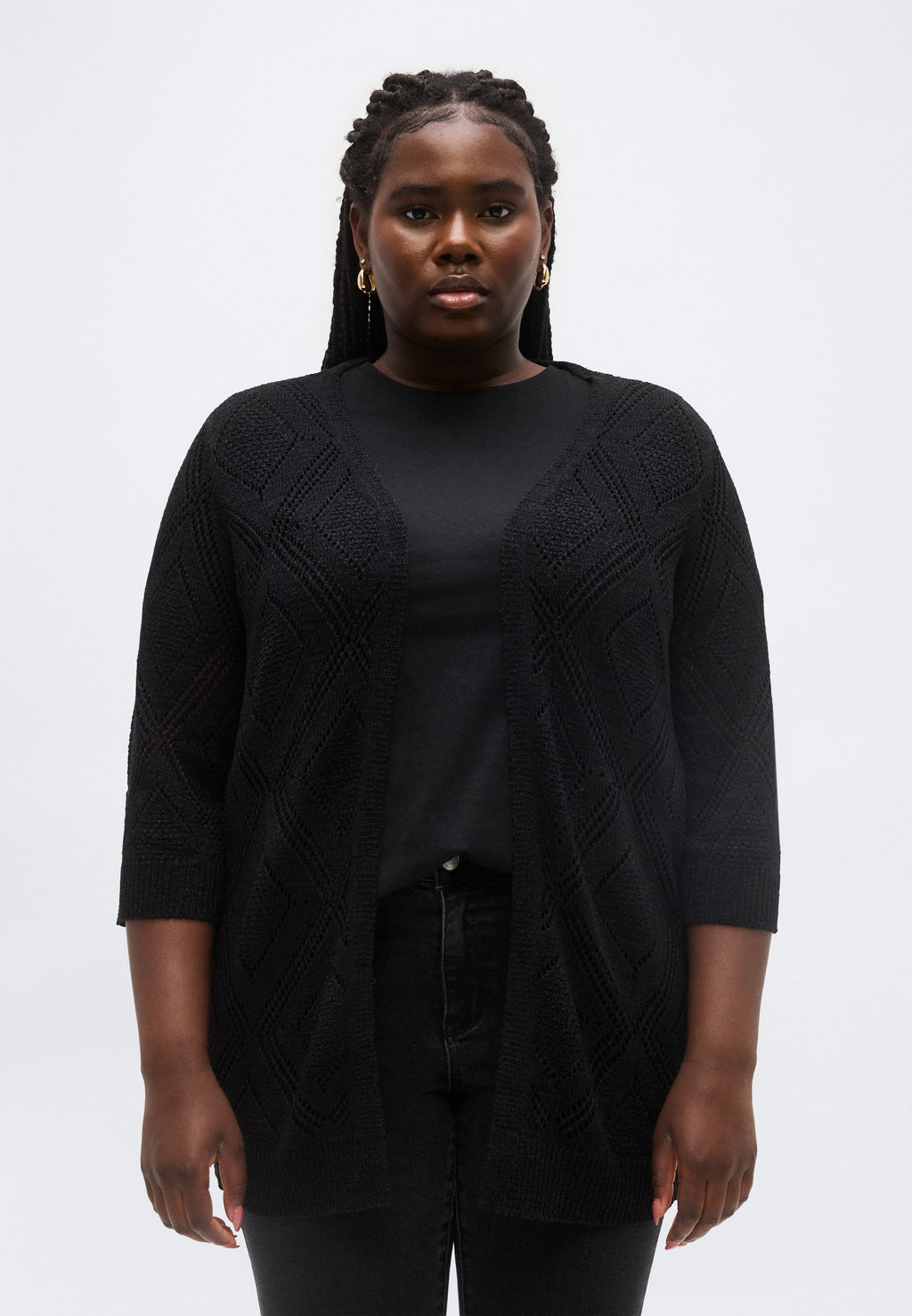 CARPAMELA NEW 3/4 OPEN CARDIGAN  Media 3