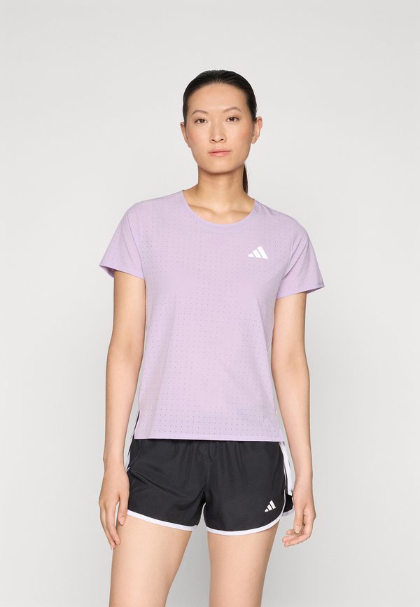 adidas Performance ADIZERO TEE - Sports T-shirt - powder plum