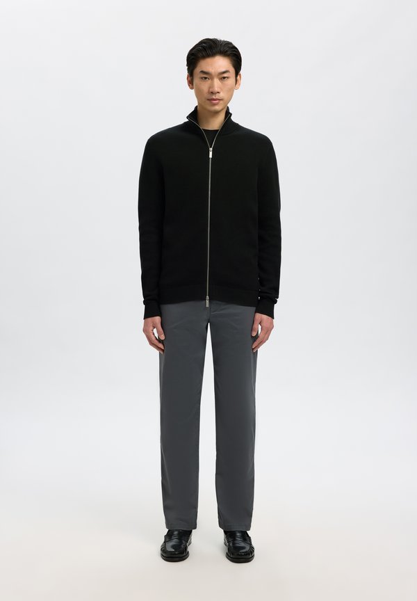 Selected SLMDANE LS KNIT STRUCTURE FULL ZIP NOOS