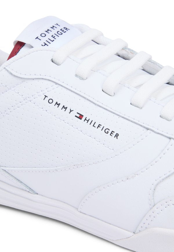 Tommy Hilfiger CONTRAST HEEL TRAINERS WITH LEATHER