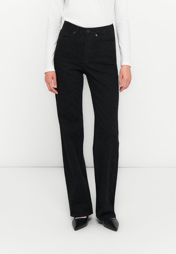 Vero Moda Wide-fit VMTESSA High rise Wide Leg Fit - Wide Leg - black denim
