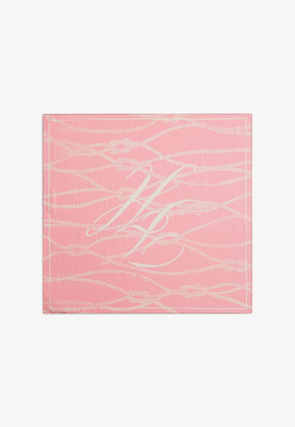 Tommy Hilfiger SCRIPT SQUARE - Foulard - classic pink