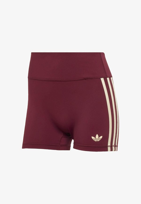 adidas Performance ADIDAS ORIGINALS SPORT SUPERSTAR  SHORT LEGGINGS - Leggings - maroon