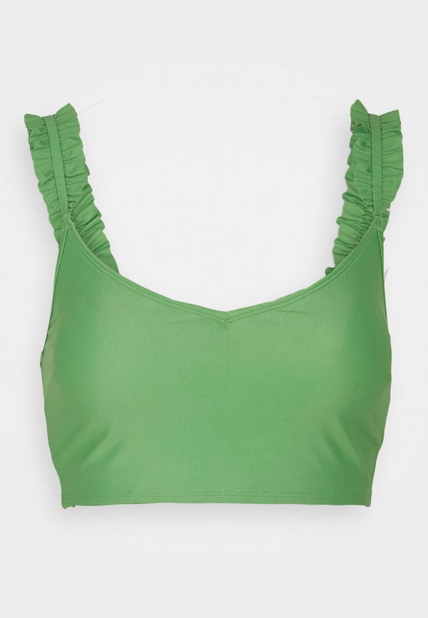 aerie LONGLINE SCOOP RUFFLE