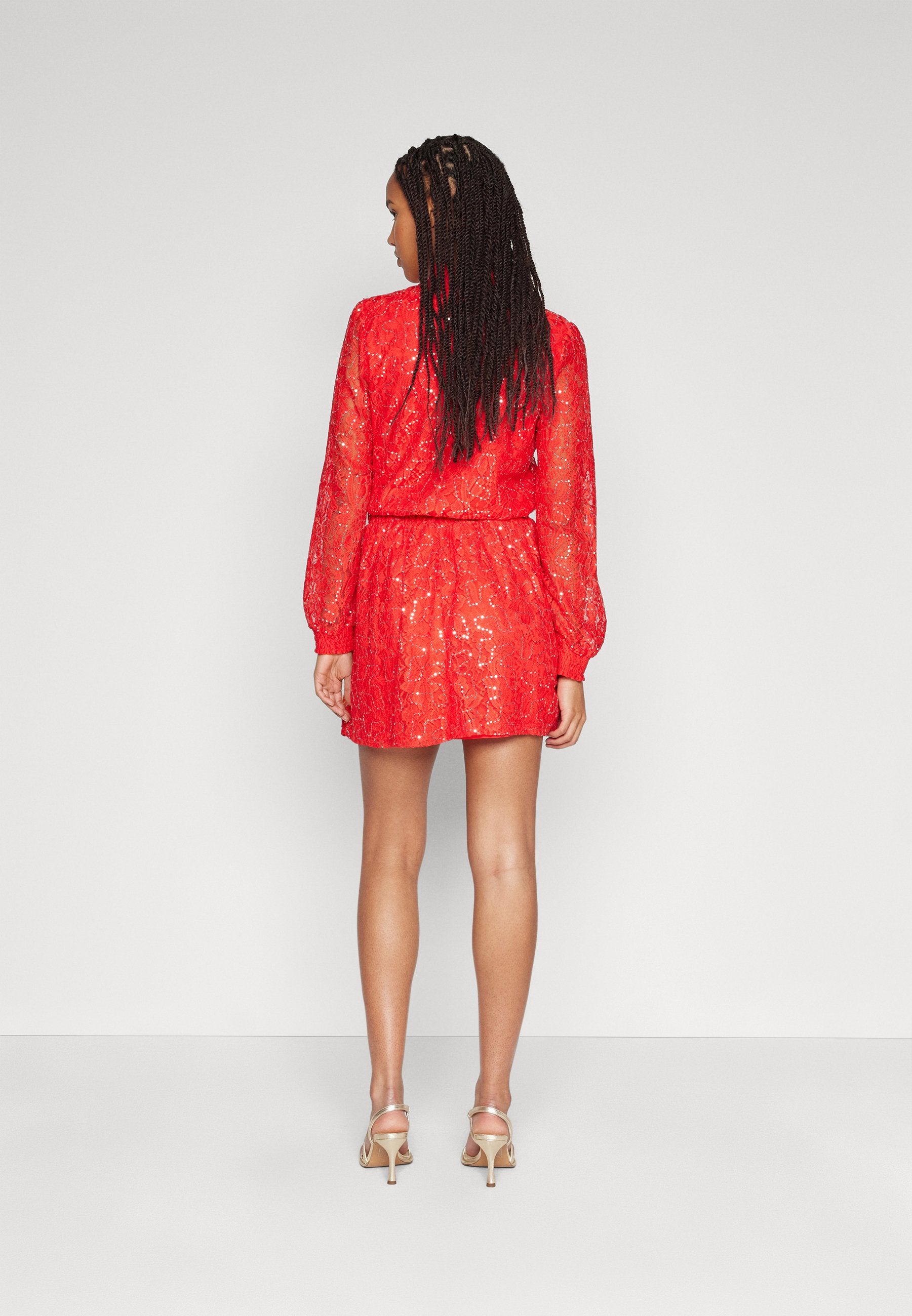 VILA VININA MINI SEQUINS SKIRT