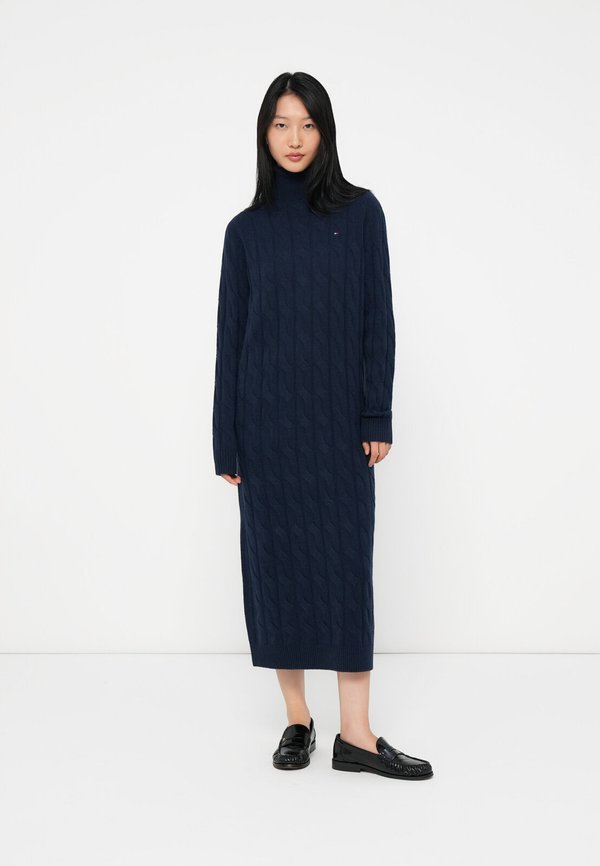 Tommy Hilfiger Jumper dress - dark night navy