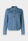 ONLY Denim ONLCHARLIZE Denim - Button-down blouse - medium blue denim
