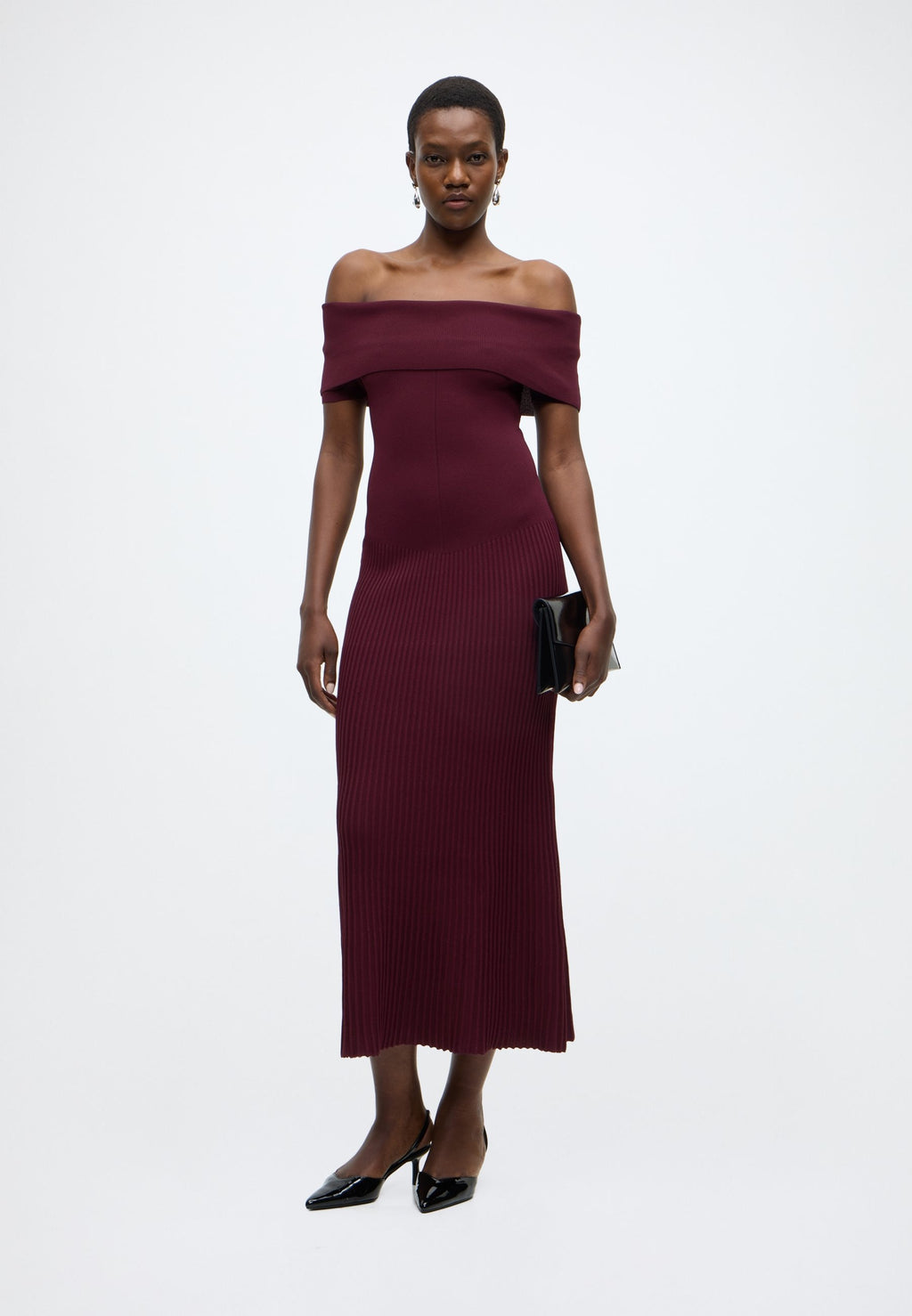 Bardot HARRO PLEATED KNIT DRESS