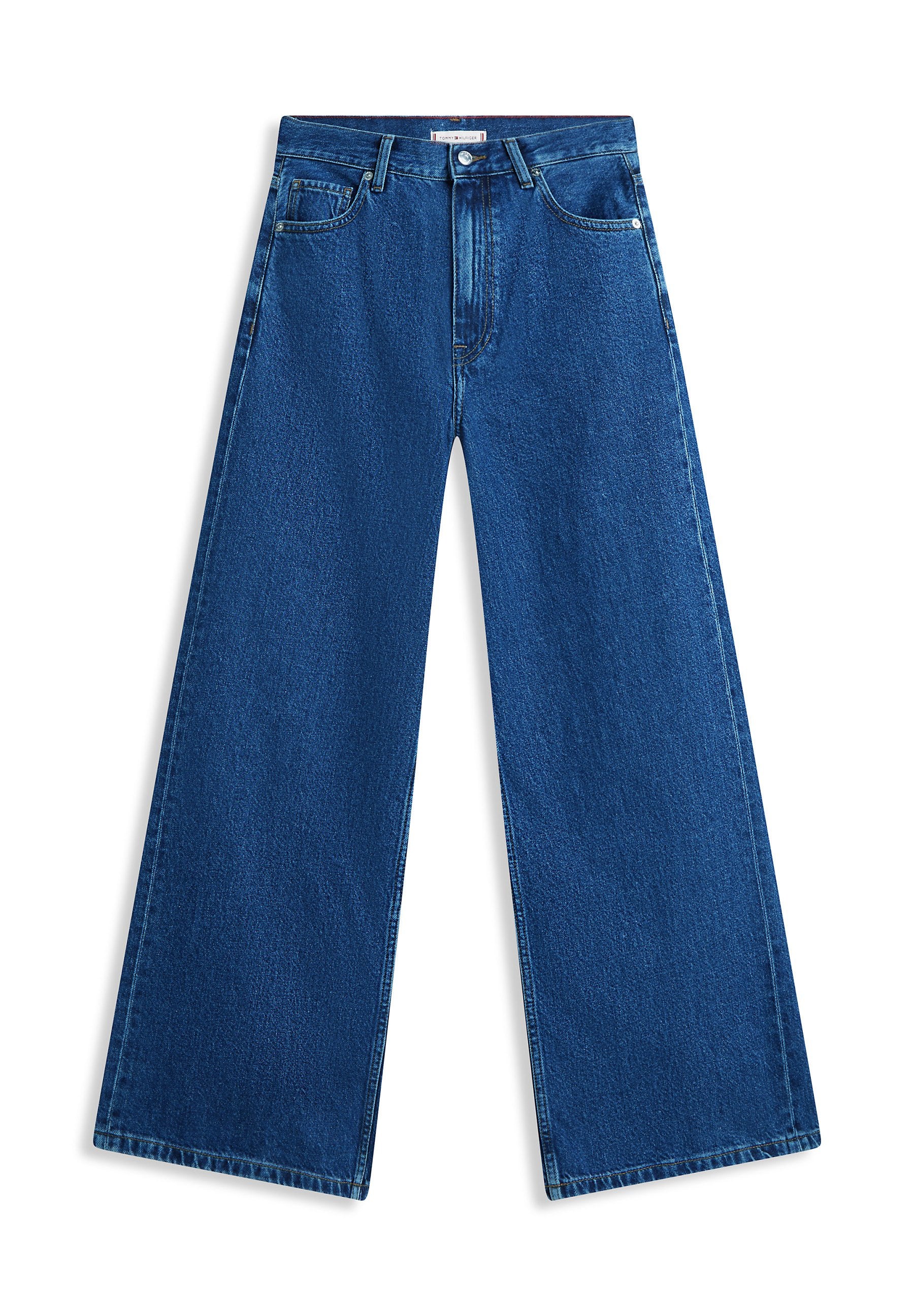 70S HIGH RISE WIDE LEG JEANS Media 1