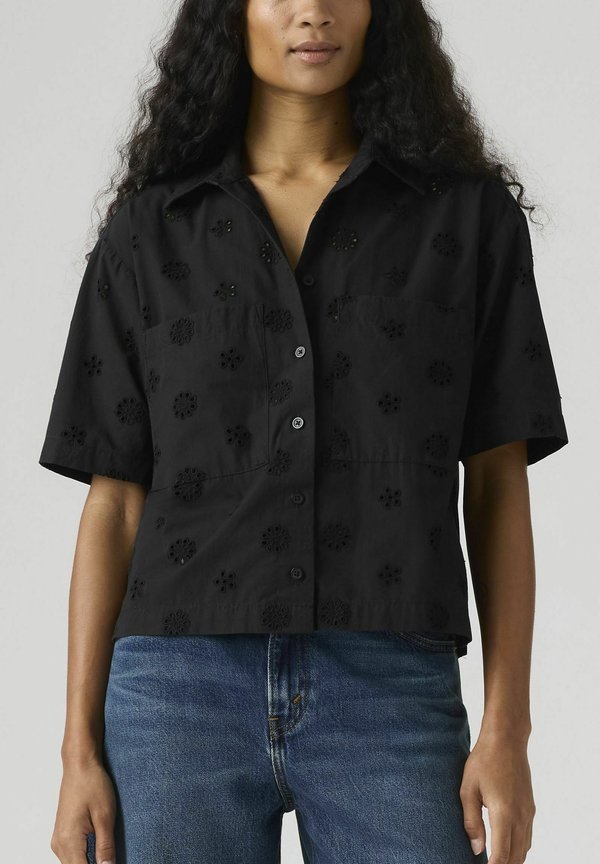 Levi's® NOVELTY HARLIE - Button-down blouse - anthracite night - blacks