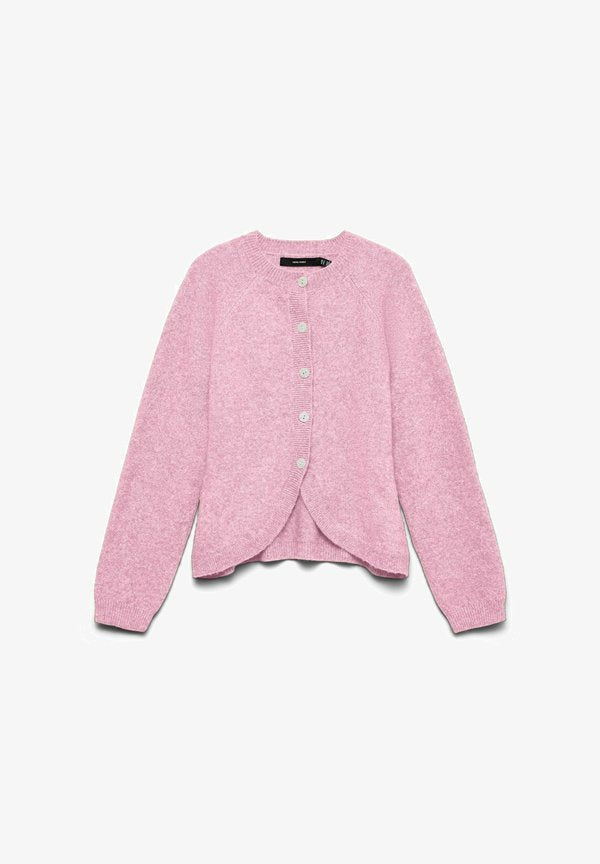 Vero Moda VMWISH Knit - Cardigan - roseate spoonbill