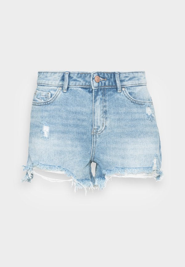 ONLY ONLPACY  - Denim shorts - light blue denim