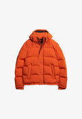 Superdry & Co EVEREST HOODED PUFFER - Winter jacket - pureed pumpkin orange